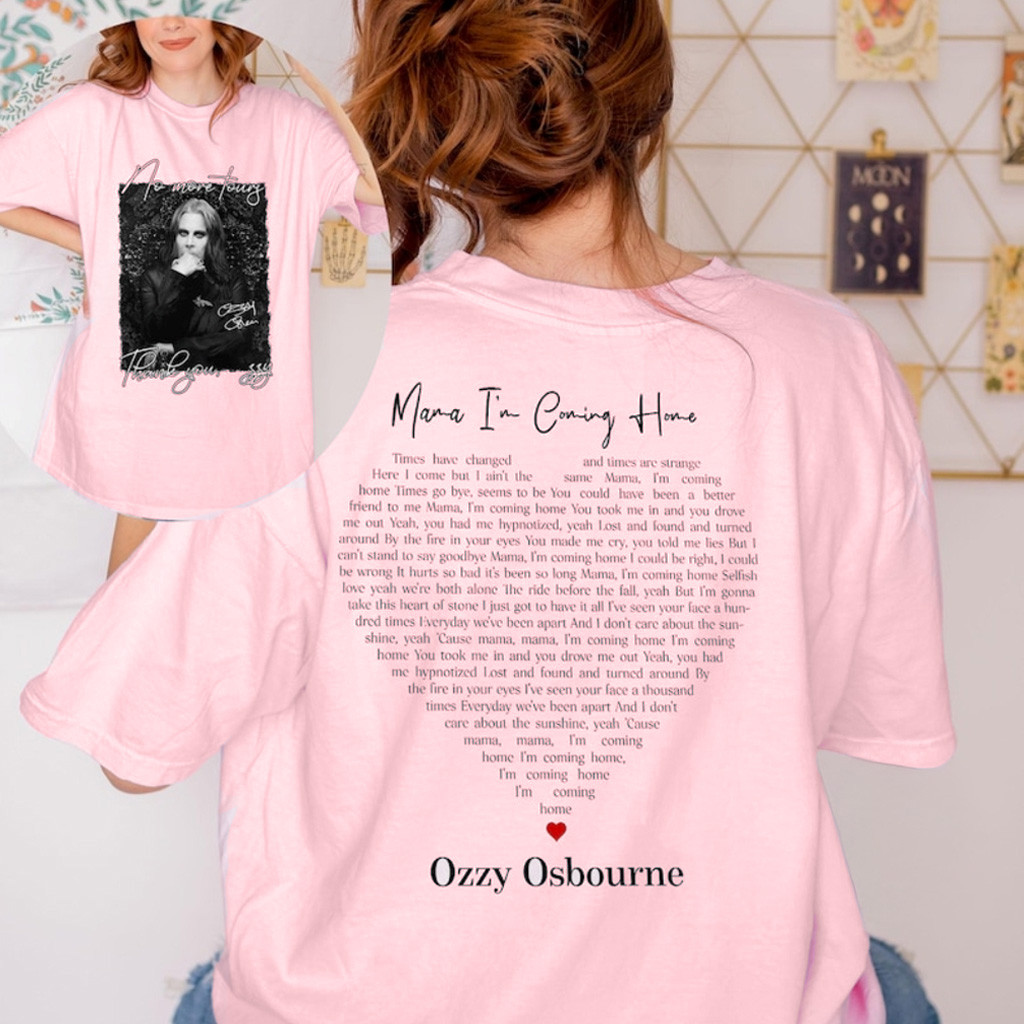 No More Tour Mama I'm Coming Home Ozzy Osbourne Dead Shirt Gifts For Fans-1