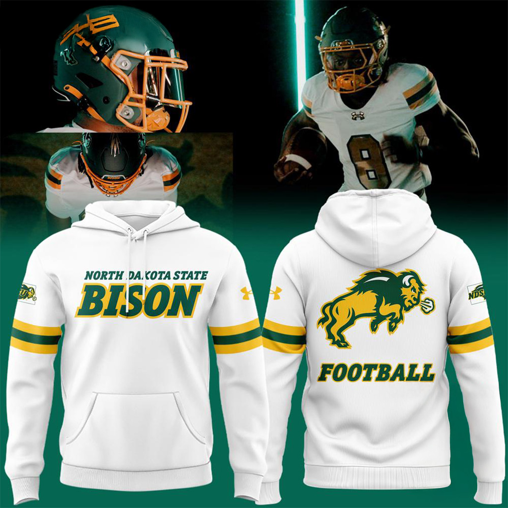 North Dakota State Bison Football 2025 New Hoodie Gifts For Football Fan-1