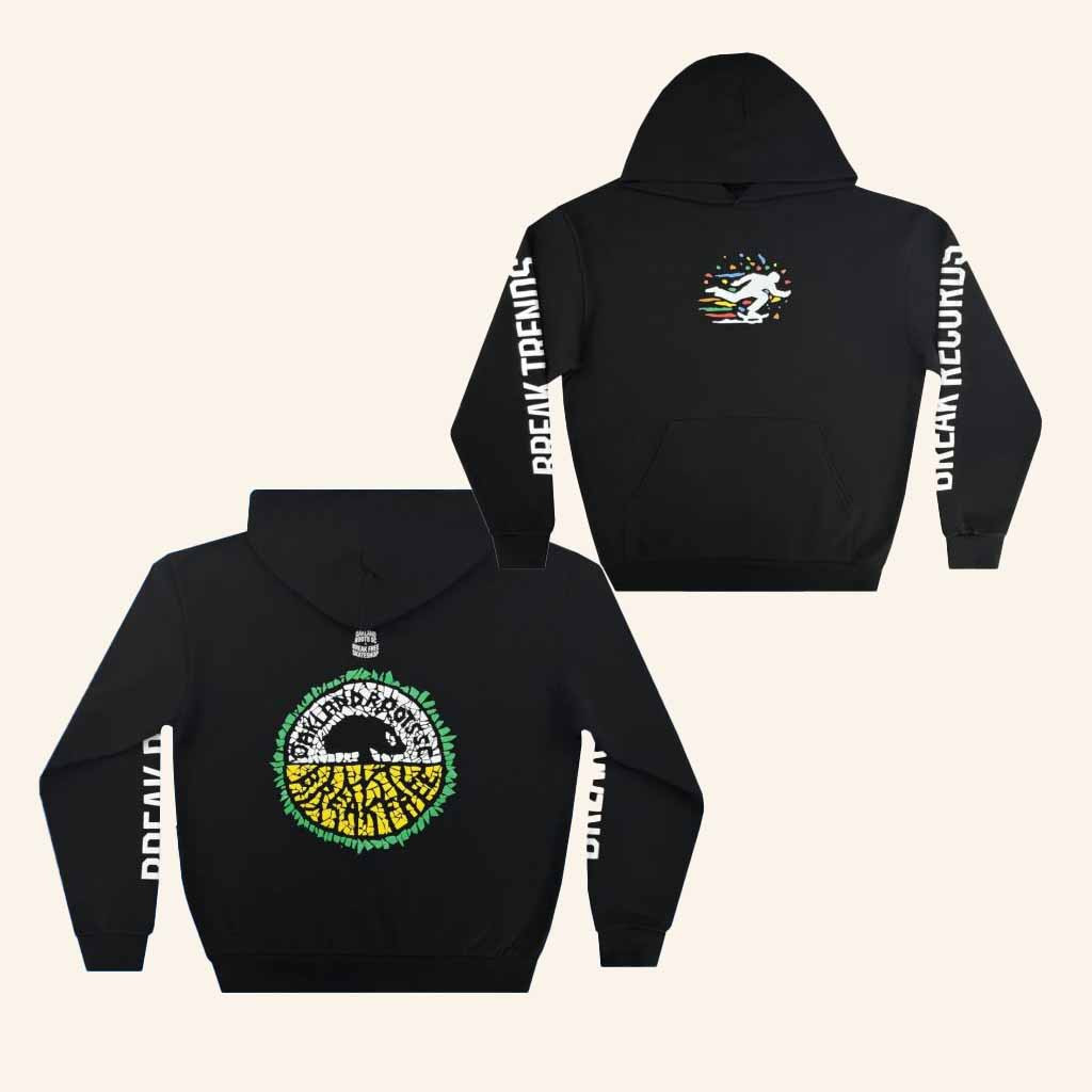 Oakland Roots SC Merch Oakland Roots SC X Break Free Hoodie Gift For Soccer Lovers-1