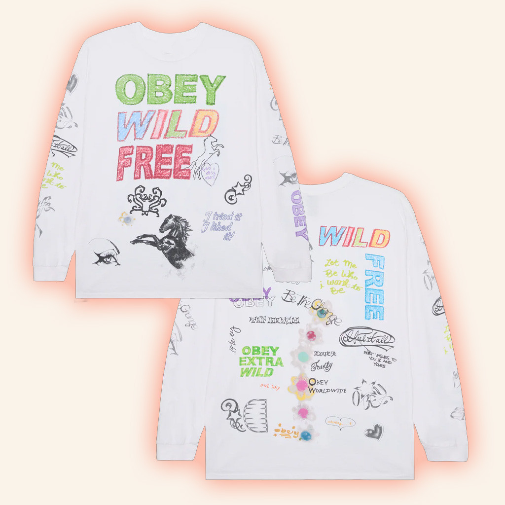 Obey Clothing Merch Wild Free Vintage Long Sleeve T-Shirt Birthday Ideas For Him-1 Obey Clothing Merch Wild Free Vintage Long Sleeve T-Shirt Birthday Ideas For Him-1
