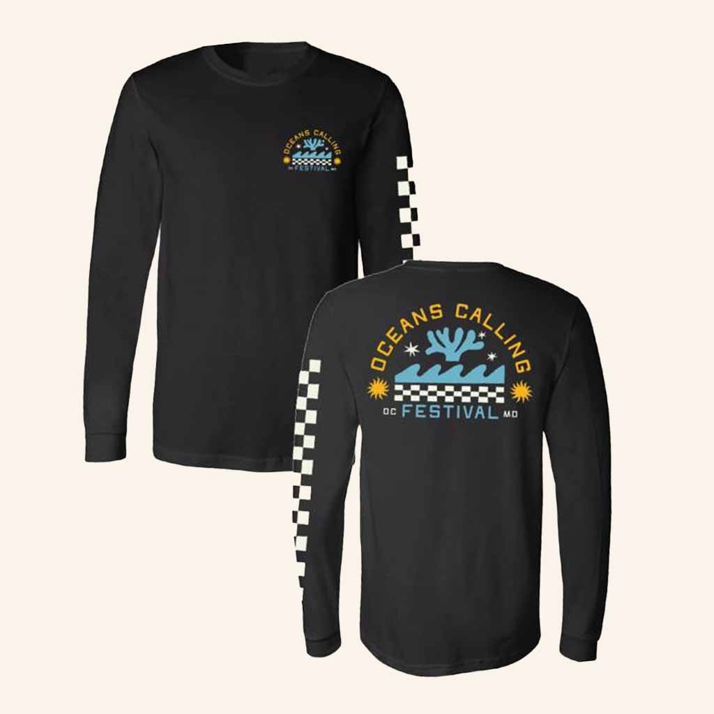 Oceans Calling Festival Merch Checkered Long Sleeve Shirt Good Christmas Gifts For Friend-1 Oceans Calling Festival Merch Checkered Long Sleeve Shirt Good Christmas Gifts For Friend-1