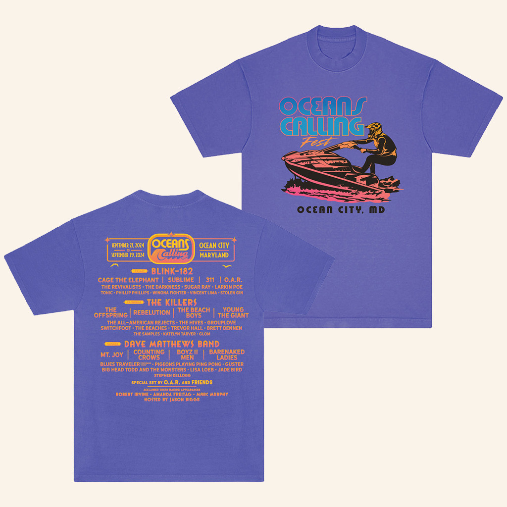 Oceans Calling Merch Jet Ski Lineup T-Shirt Best Christmas Gifts For Men-1