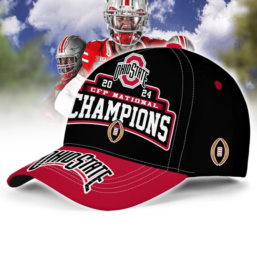 Ohio State CFP National Championship Hat Ohio State Championship Buckeyes Fan Merch-1 Ohio State CFP National Championship Hat Ohio State Championship Buckeyes Fan Merch-1