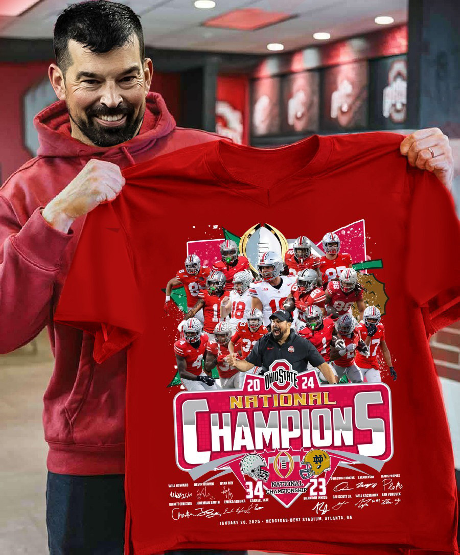 Ohio State National Champions T-Shirt Ohio State Championship Apparel Buckeyes Fan Merch-1 Ohio State National Champions T-Shirt Ohio State Championship Apparel Buckeyes Fan Merch-1