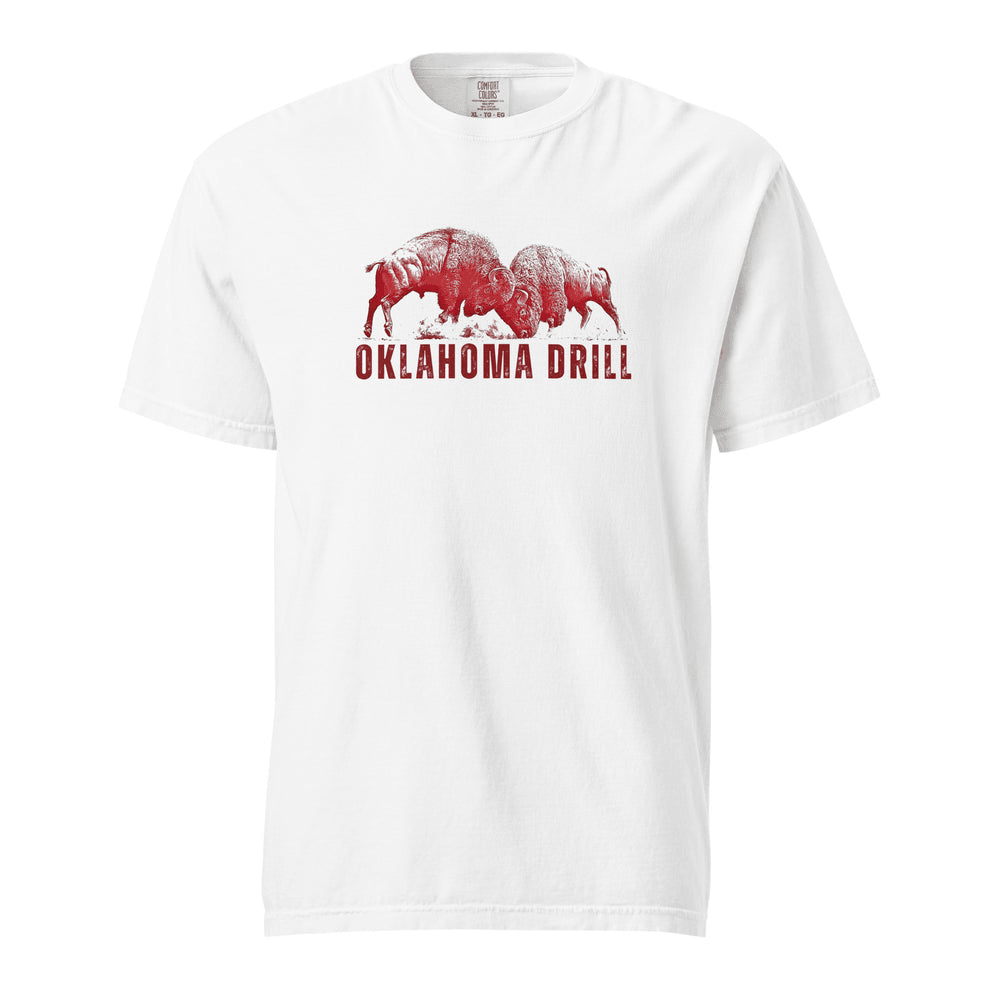 Oklahoma Drill T-Shirt Bisons Oklahoma Sooners Football Fan Merch Clothing-1 Oklahoma Drill T-Shirt Bisons Oklahoma Sooners Football Fan Merch Clothing-1