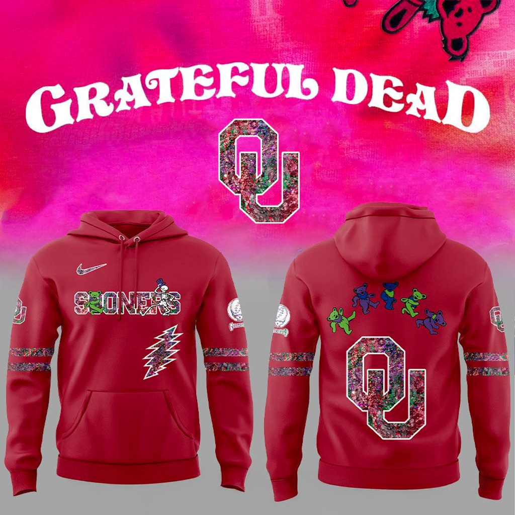 Oklahoma Sooners Grateful Dead Night 2025 Hoodie Sooners Merch Best Football Gifts-1