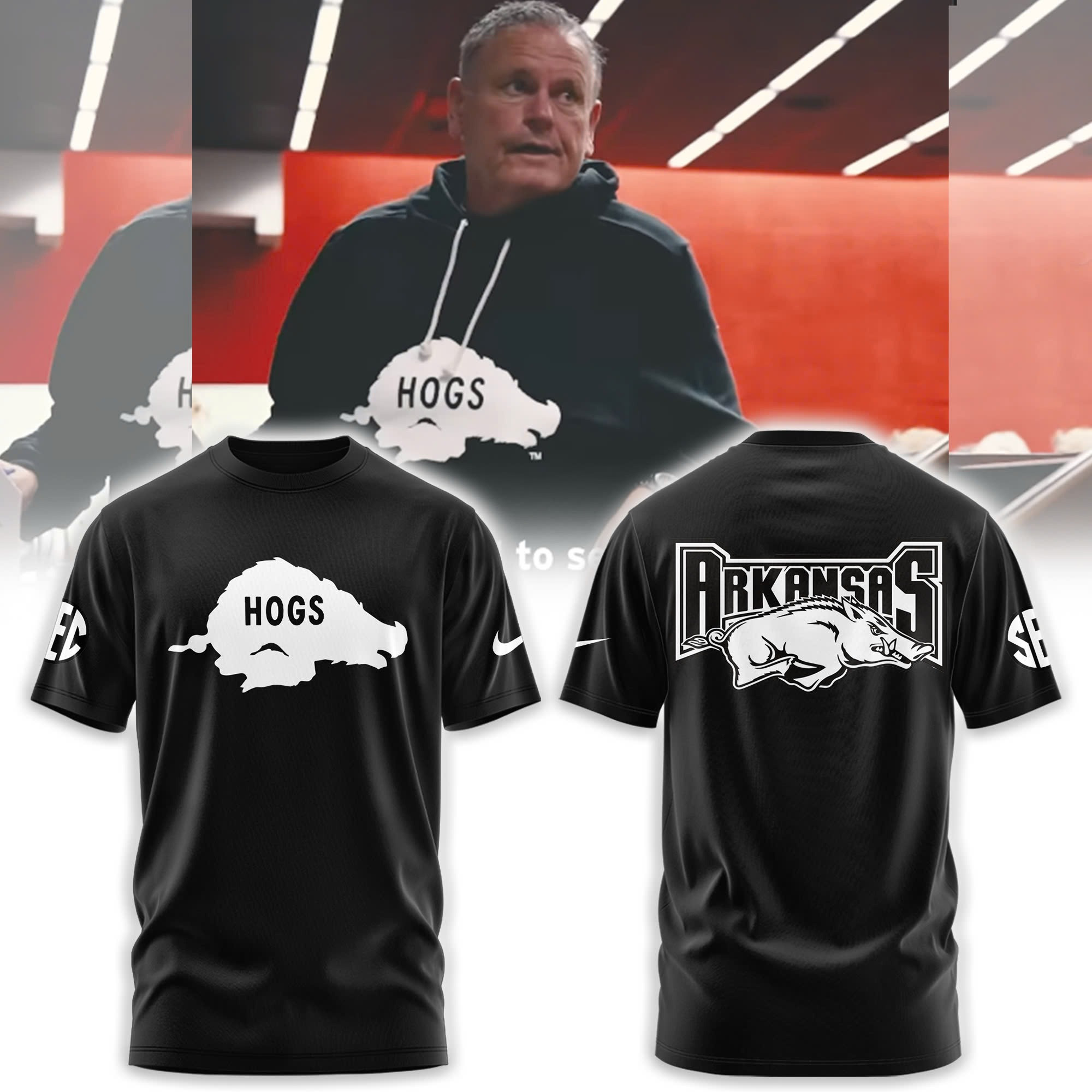 Omahogs 2025 Merch Arkansas Razorback T-Shirt Fan Baseball Razorback Gifts For Him-1