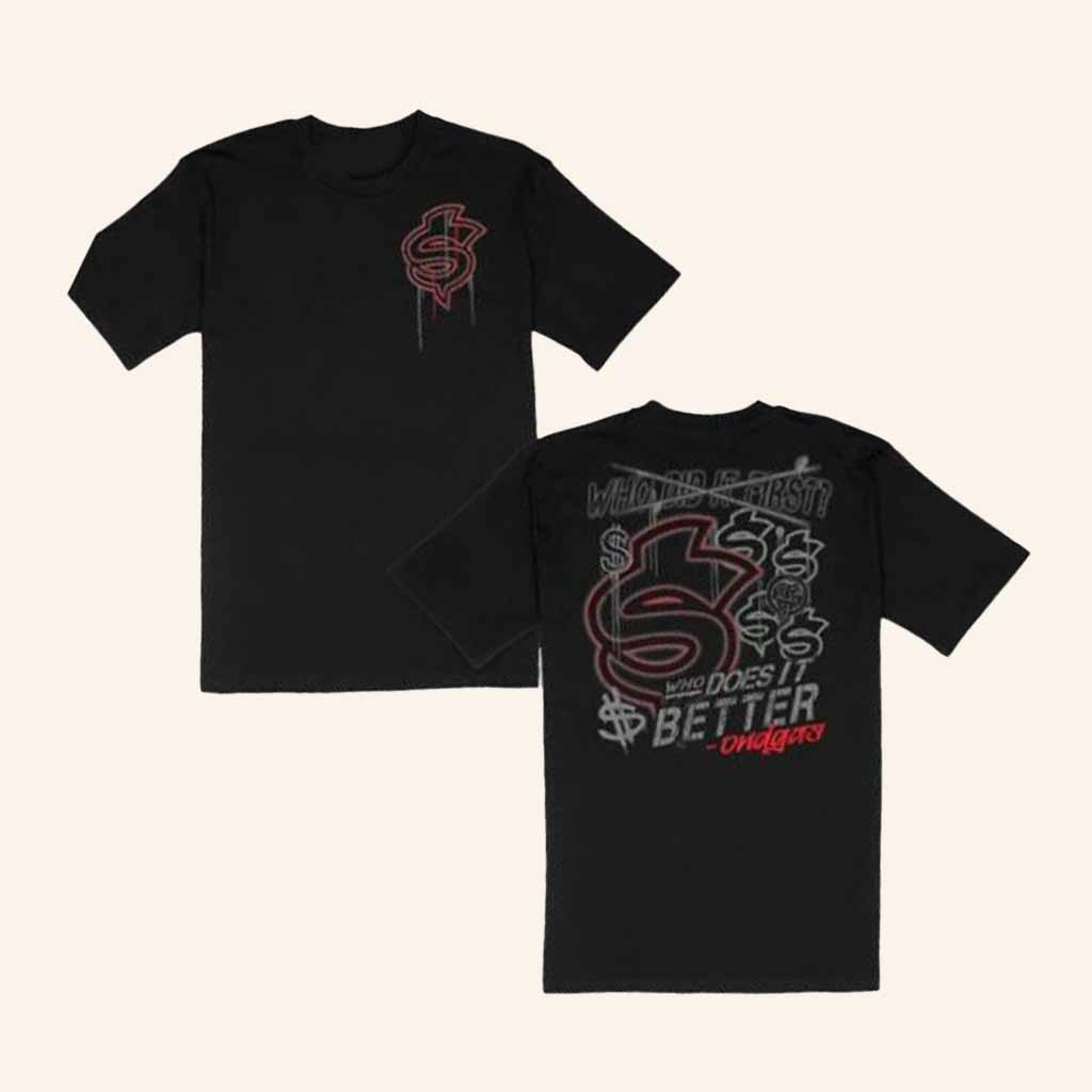 Ondgas Merch 100 Entries Its Just Paper Who Did It First Shirt Unique Gift For Boyfriend Birthday-1