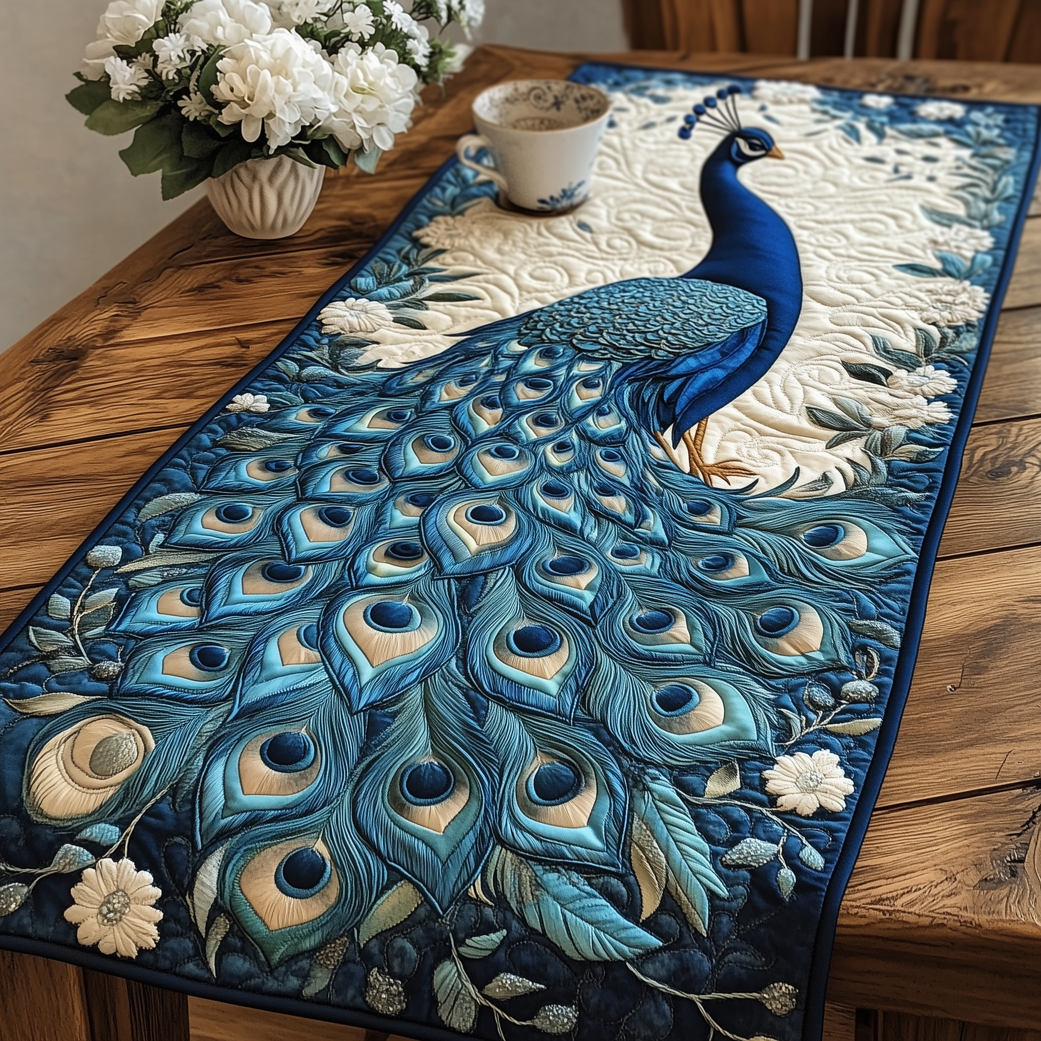 Opulent Grace Quilted Table Runner Family Valentine Day Gifts-1 Opulent Grace Quilted Table Runner Family Valentine Day Gifts-1