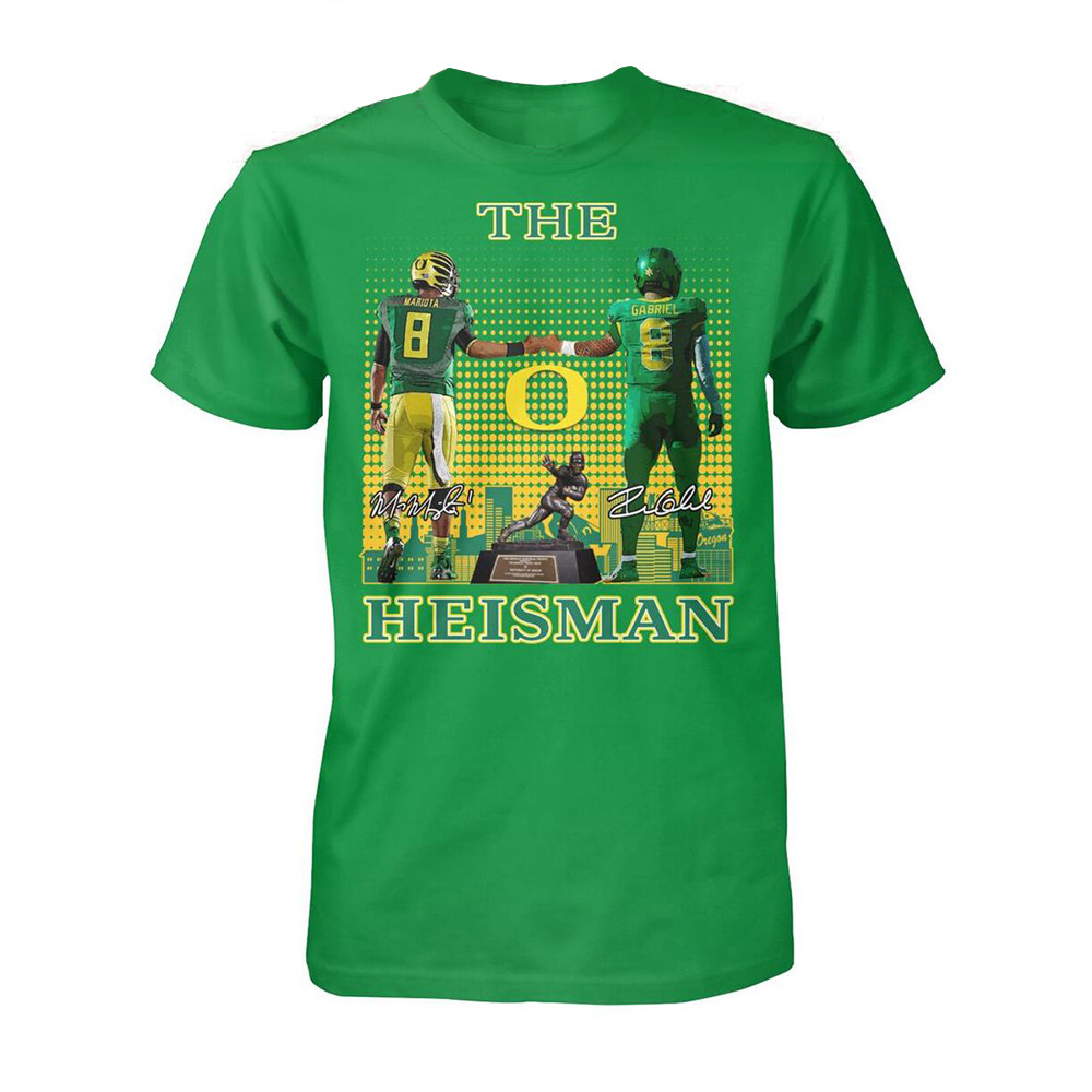 Oregon Ducks The Heisman Mariota Gabriel 2024 T-Shirt Oregon Ducks Merch Father's Day Presents-1 Oregon Ducks The Heisman Mariota Gabriel 2024 T-Shirt Oregon Ducks Merch Father's Day Presents-1