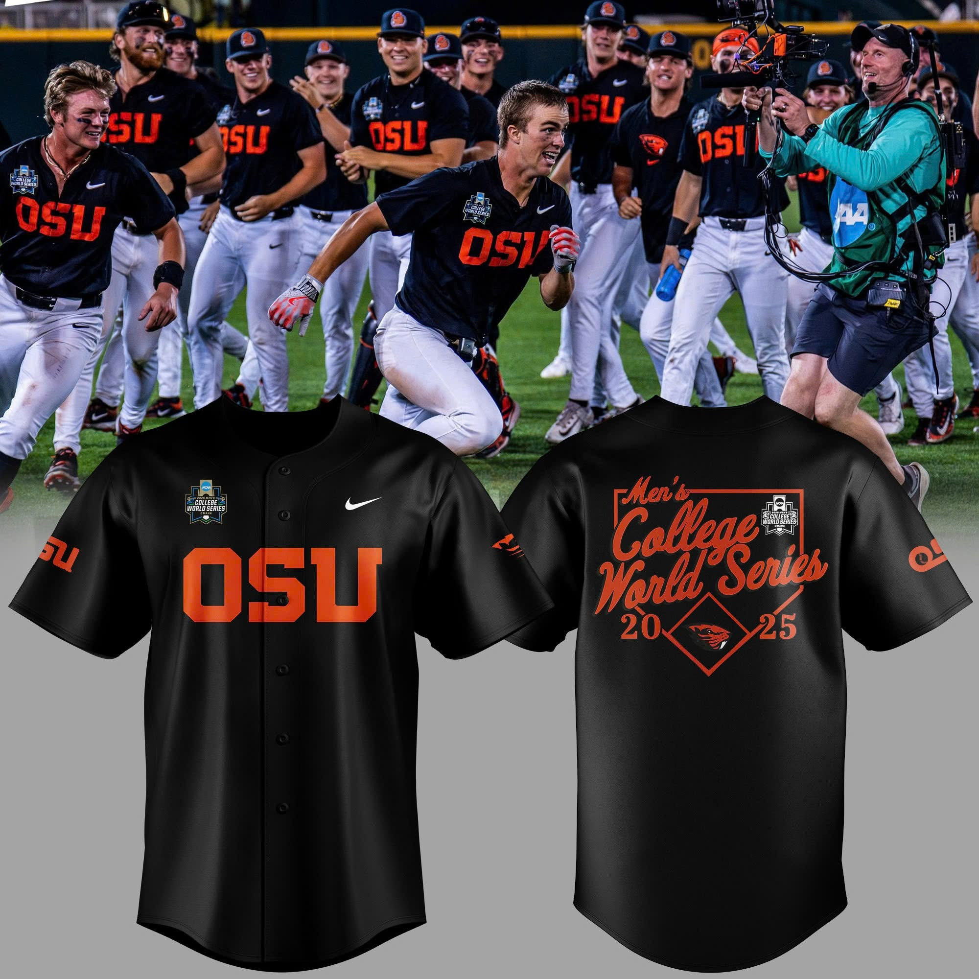 Oregon State Beavers Baseball OSU Jersey Men's College World Series 2025 Fan Merch Gifts-1 Oregon State Beavers Baseball OSU Jersey Men's College World Series 2025 Fan Merch Gifts-1