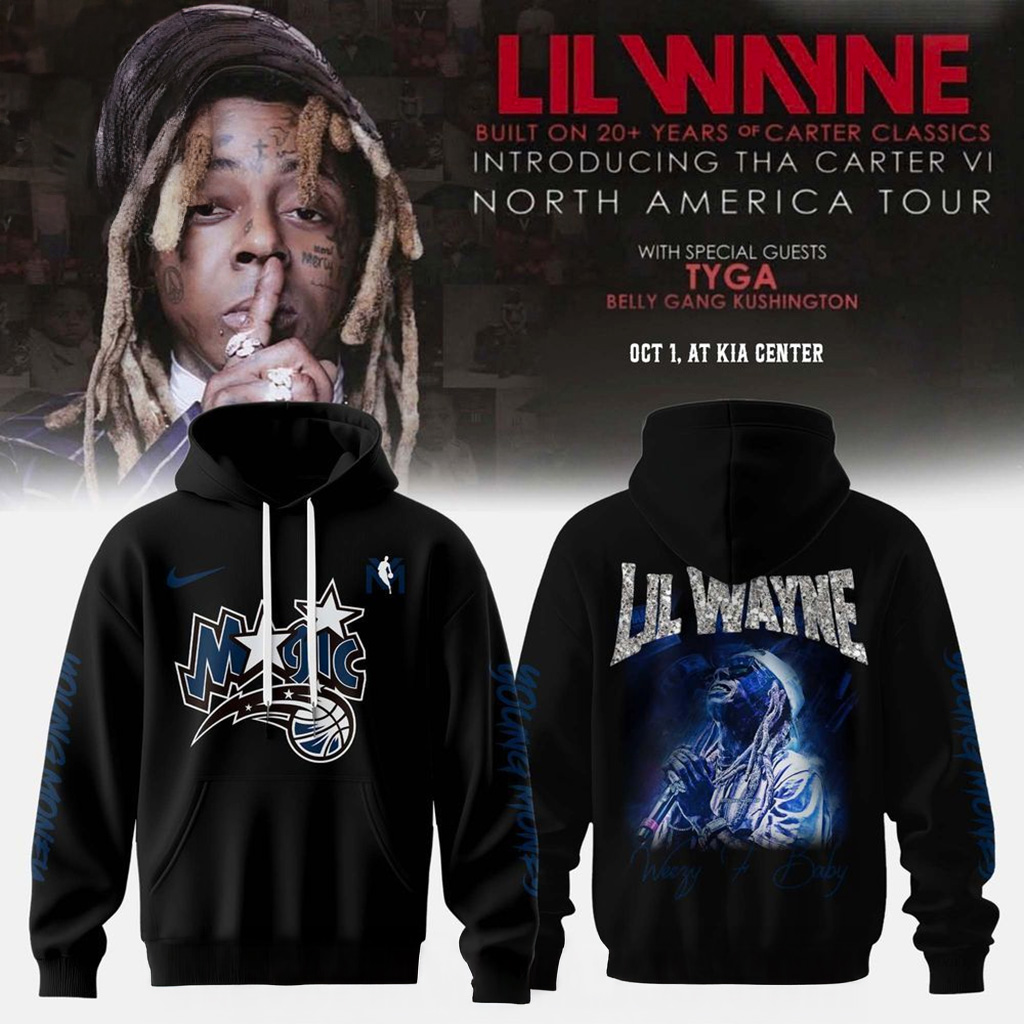 Orlando Magic X Lil Wayne X Tha Carter Vi Courtside Hoodie Orlando Magic Merch Fan Gifts-1 Orlando Magic X Lil Wayne X Tha Carter Vi Courtside Hoodie Orlando Magic Merch Fan Gifts-1