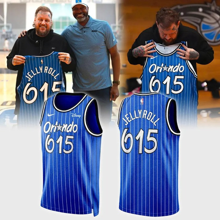 Orlando Magic x Jelly Roll 615 Basketball Jersey NBA Swingman Jersey Fan Merch-1 Orlando Magic x Jelly Roll 615 Basketball Jersey NBA Swingman Jersey Fan Merch-1
