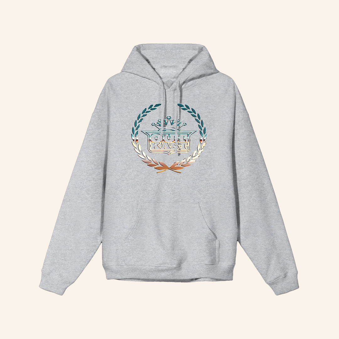 Outkast Store Merch Hood Ornament Grey Hoodie-1 Outkast Store Merch Hood Ornament Grey Hoodie-1
