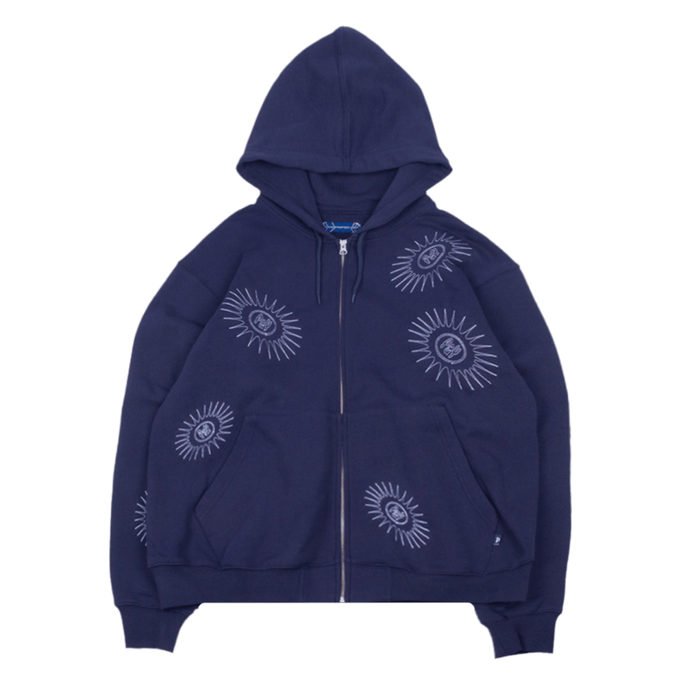 P&Y Merch P And Y Star Navy Zip Hoodie Punkandyo Hoodie Top Father's Day Gifts-1 P&Y Merch P And Y Star Navy Zip Hoodie Punkandyo Hoodie Top Father's Day Gifts-1