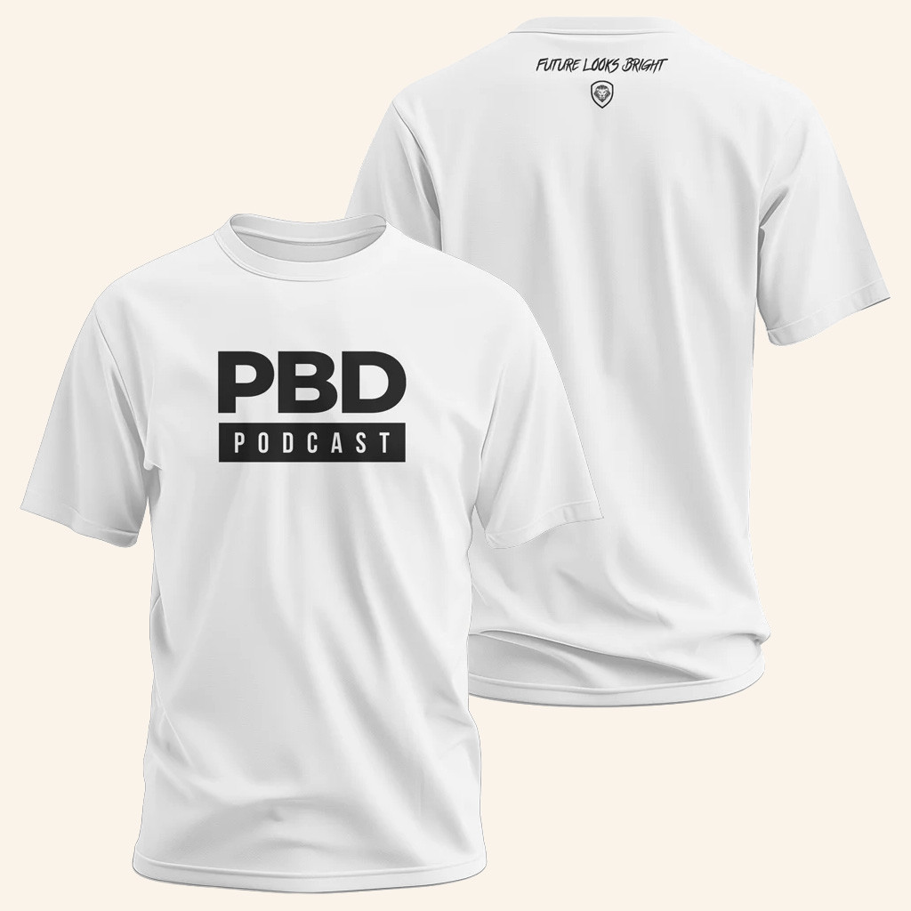 PBD Podcast Merch PBD Podcast Future Look Bright White Shirt Dad Christmas Gifts-1 PBD Podcast Merch PBD Podcast Future Look Bright White Shirt Dad Christmas Gifts-1