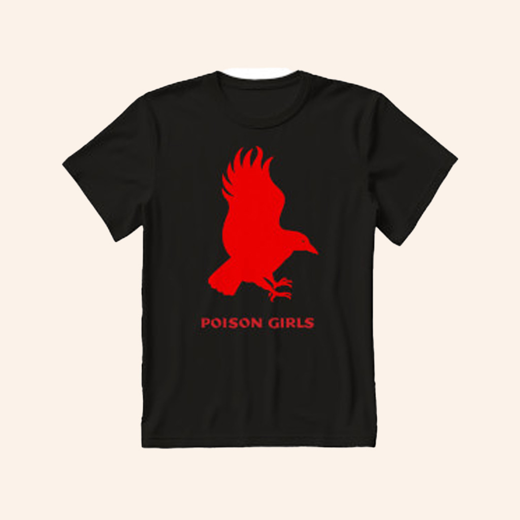 PM Press Merch Poison Girls Red Crow T-Shirt Christmas Gift Ideas For Dad-1 PM Press Merch Poison Girls Red Crow T-Shirt Christmas Gift Ideas For Dad-1