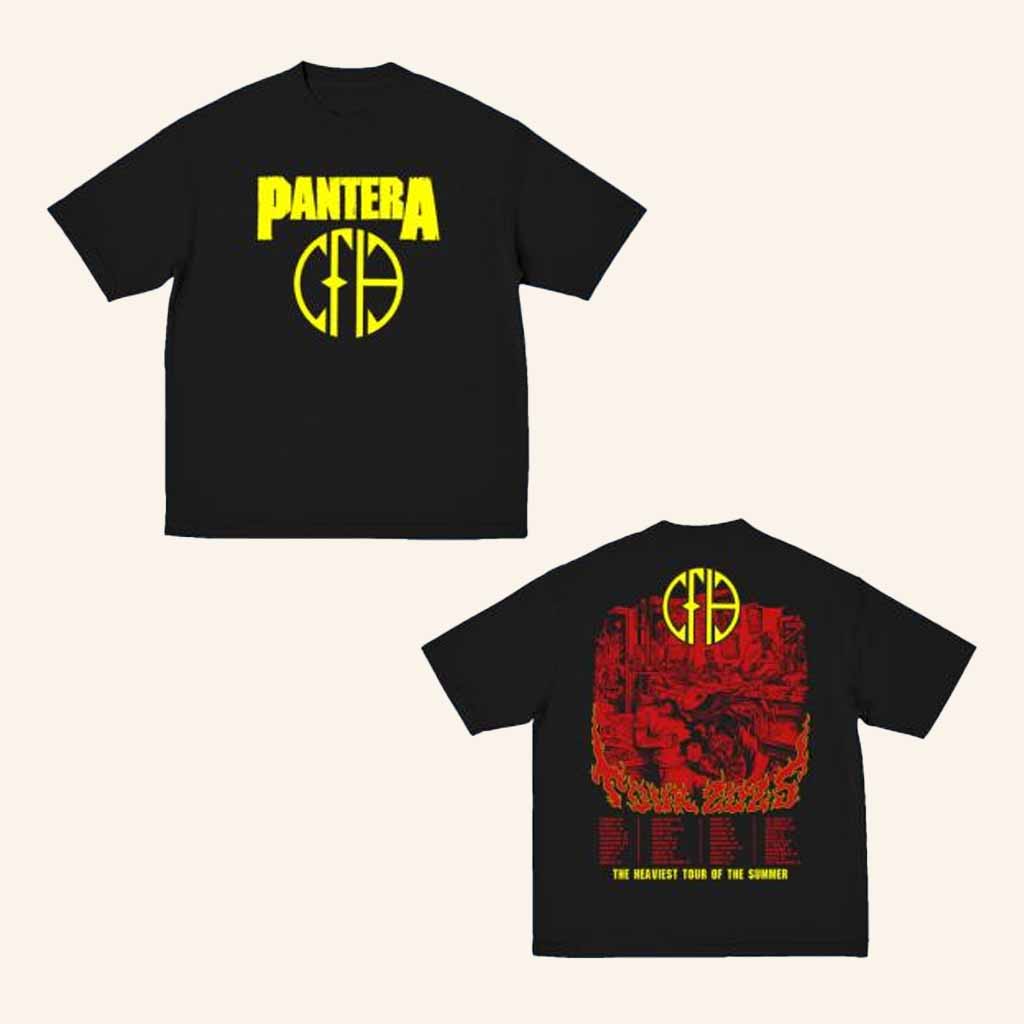 Pantera Merch CFH The Heaviest Tour Of The Summer 2025 T-Shirt Cool Gift For Fans-1