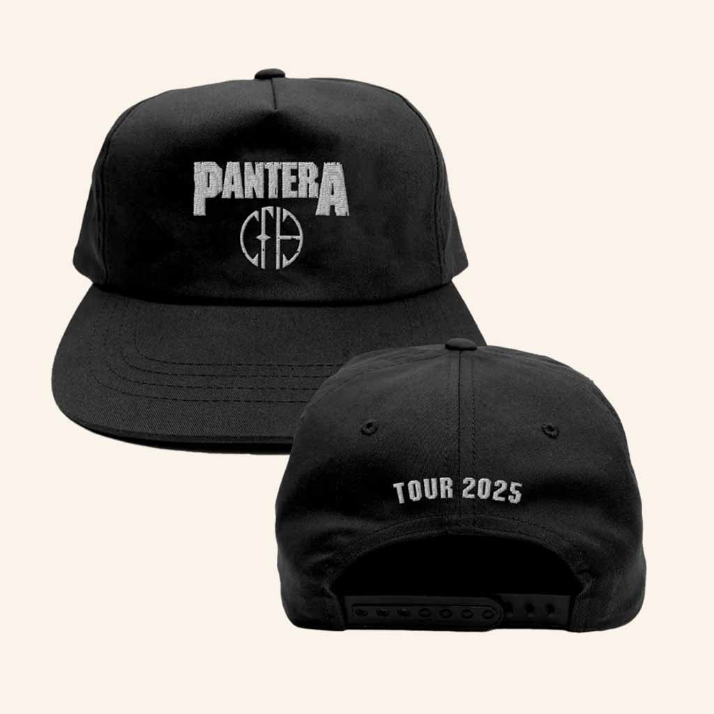 Pantera Merch Pantera Tour 2025 Snapback Hat Best Gifts For Music Lovers-1