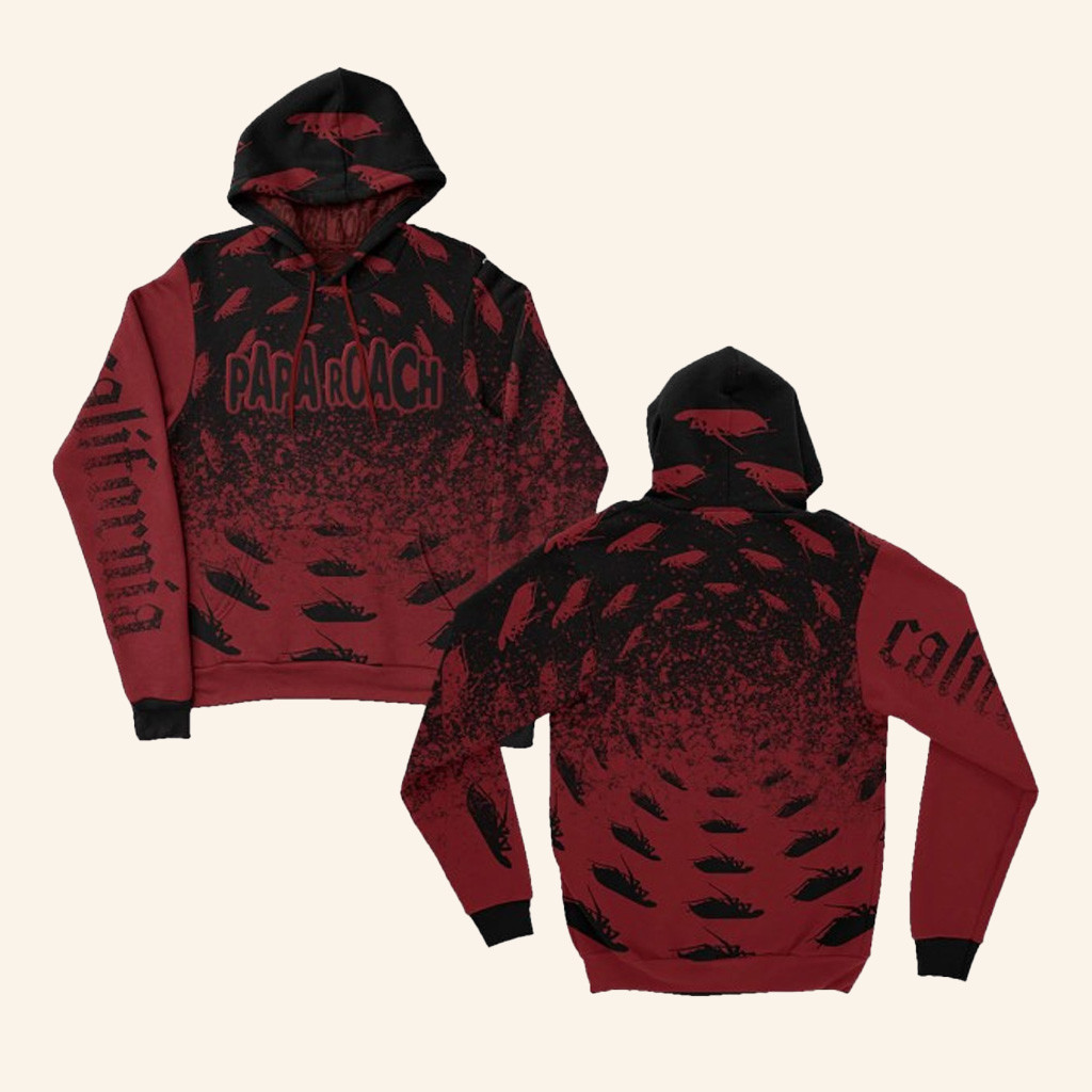 Papa Roach Merch California Papa Roach Hoodie Gifts For Rock Band Fans-1 Papa Roach Merch California Papa Roach Hoodie Gifts For Rock Band Fans-1
