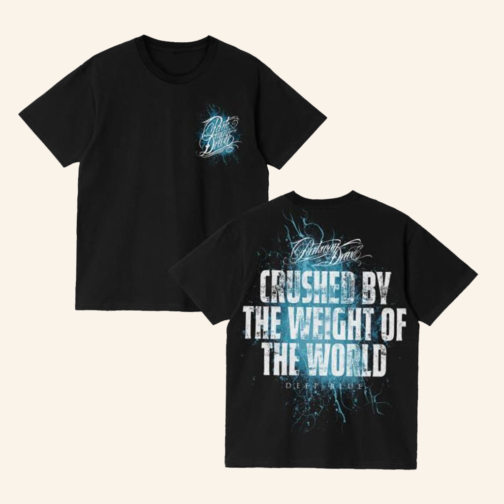 Parkway Drive Rock Merch Deep Blue Crushed T-Shirt Presents For Husband-1 Parkway Drive Rock Merch Deep Blue Crushed T-Shirt Presents For Husband-1