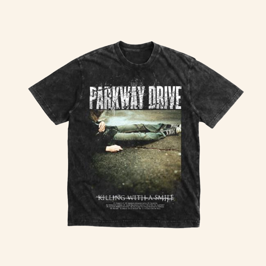 Parkway Drive Rock Merch Killing With A Smile T-Shirt Presents For Him-1