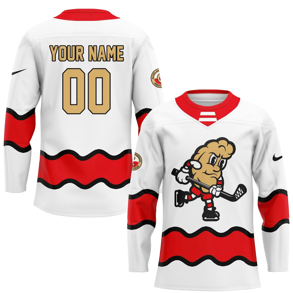 Personalized Cleveland Monsters Pucks And Pierogies Weekend Hockey Jersey Gifts For Husband-1 Personalized Cleveland Monsters Pucks And Pierogies Weekend Hockey Jersey Gifts For Husband-1