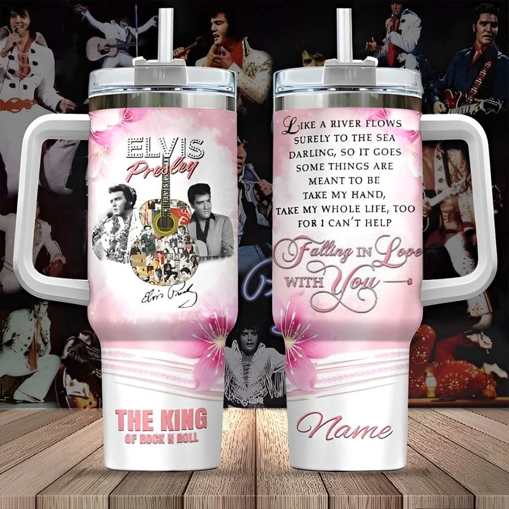 Personalized Elvis Presley The King Of Rock N Roll Tumbler Memory Gift For Elvis Fans-1 Personalized Elvis Presley The King Of Rock N Roll Tumbler Memory Gift For Elvis Fans-1