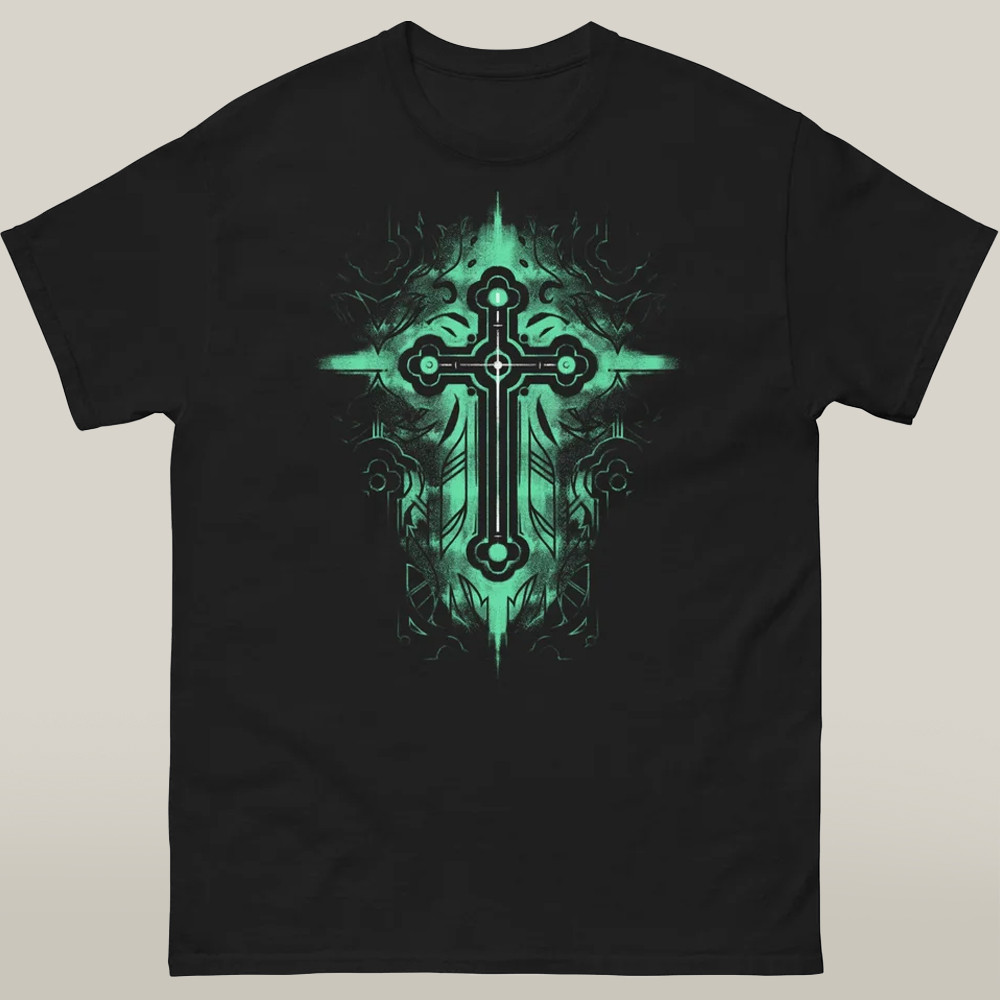 Phasmophobia 2025 Merch Cross Sign Prestige IV Tee Shirt Cool Gifts For Video Game Lovers-1