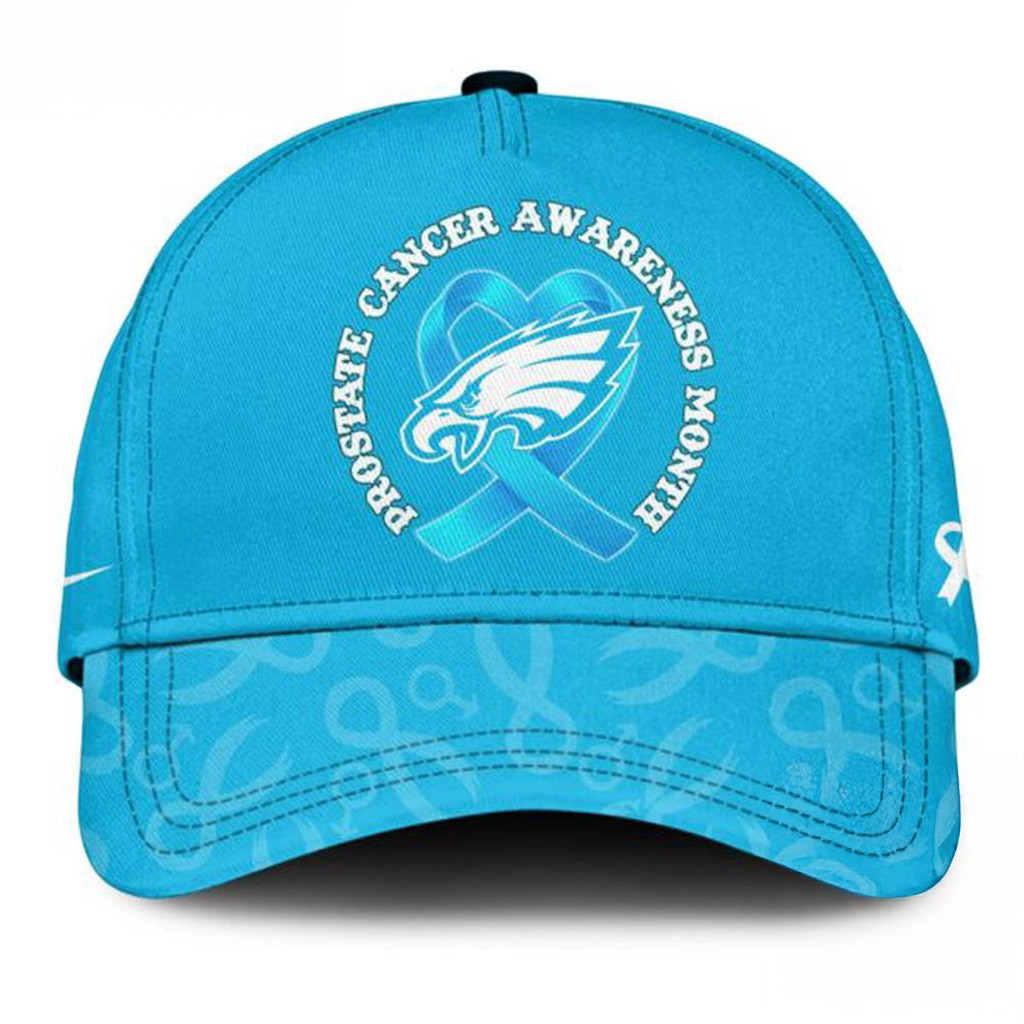 Philadelphia Eagles 2025 NFL Prostate Cancer Awareness Hat Eagles Merch Football Fan Gift Ideas-1