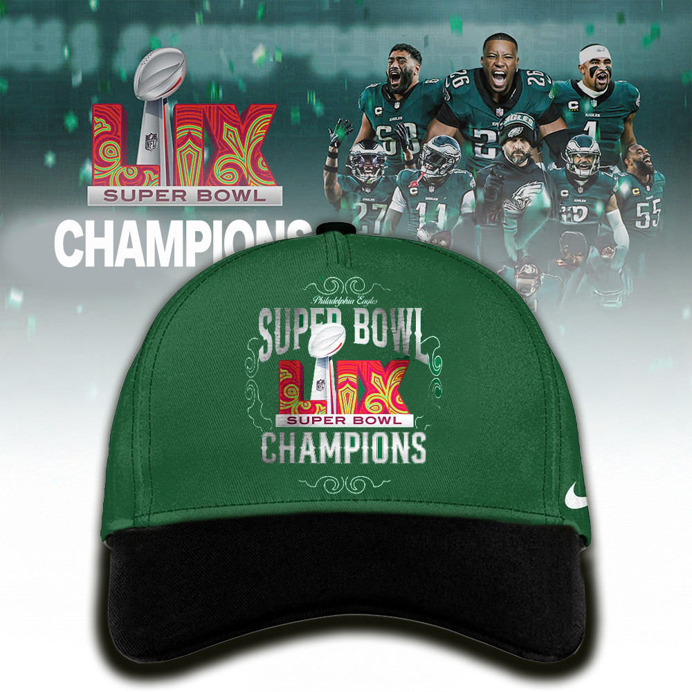 Philadelphia Eagles Super Bowl Champions Hat Philly Eagle Baseball Cap Merchandise-1