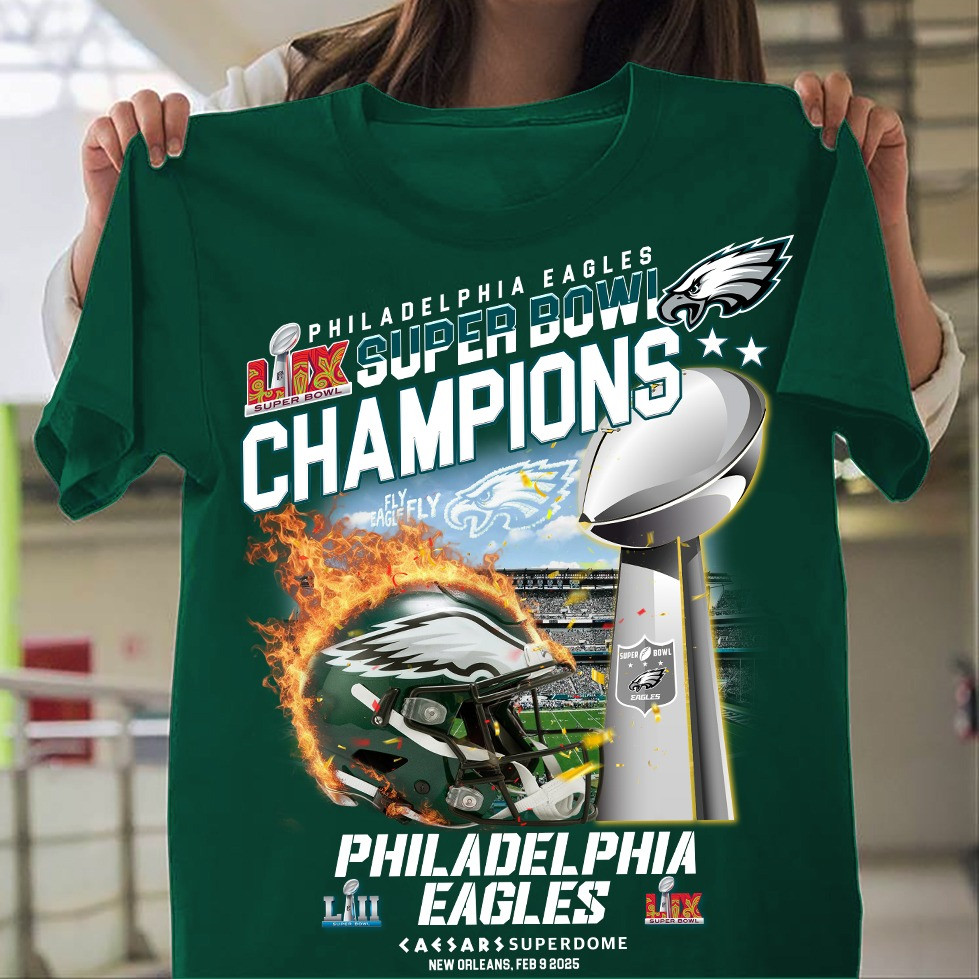 Philadelphia Eagles Super Bowl Champions Shirt 2025 Philly Eagles Championships Tee Shirts-1 Philadelphia Eagles Super Bowl Champions Shirt 2025 Philly Eagles Championships Tee Shirts-1