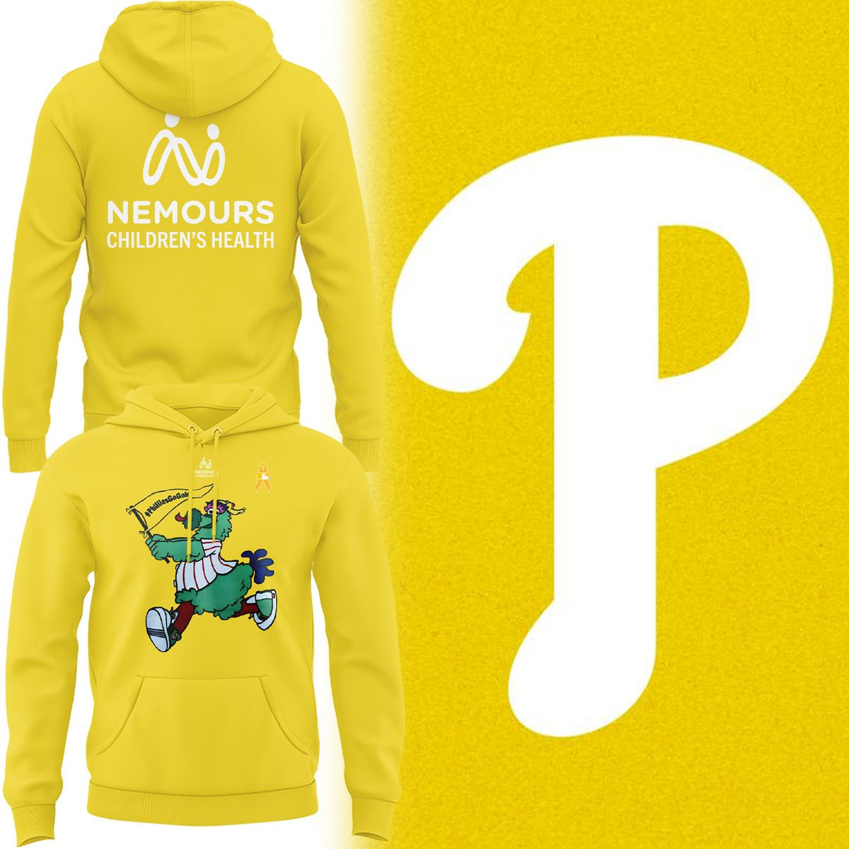 Philadelphia Phillies Merch Hoodie Numerous Children's Health P Phillies Baseball Present-1