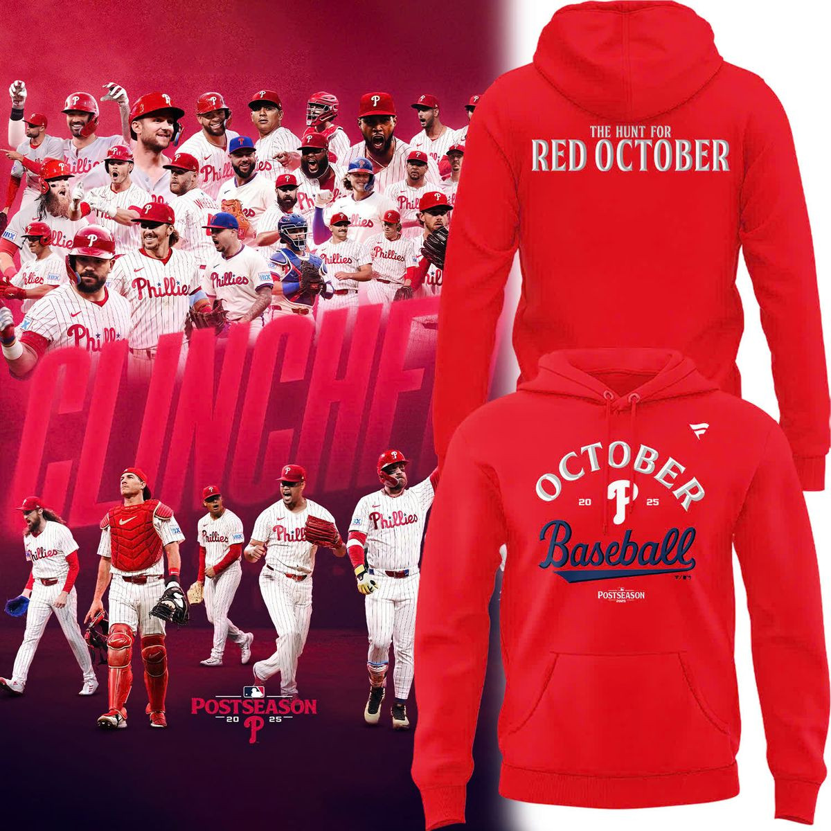 Philadelphia Phillies Red Hoodie Red October 2025 P Phillies Baseball Sport Idea Merch For Him-1 Philadelphia Phillies Red Hoodie Red October 2025 P Phillies Baseball Sport Idea Merch For Him-1
