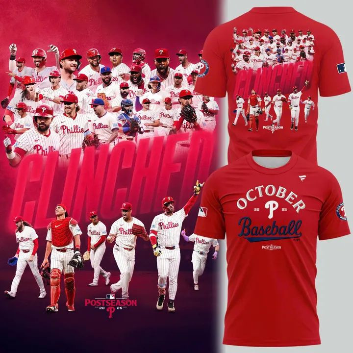 Philadelphia Phillies T-Shirt NL East Division P Phillies Baseball Sport Idea Merch For Him-1 Philadelphia Phillies T-Shirt NL East Division P Phillies Baseball Sport Idea Merch For Him-1