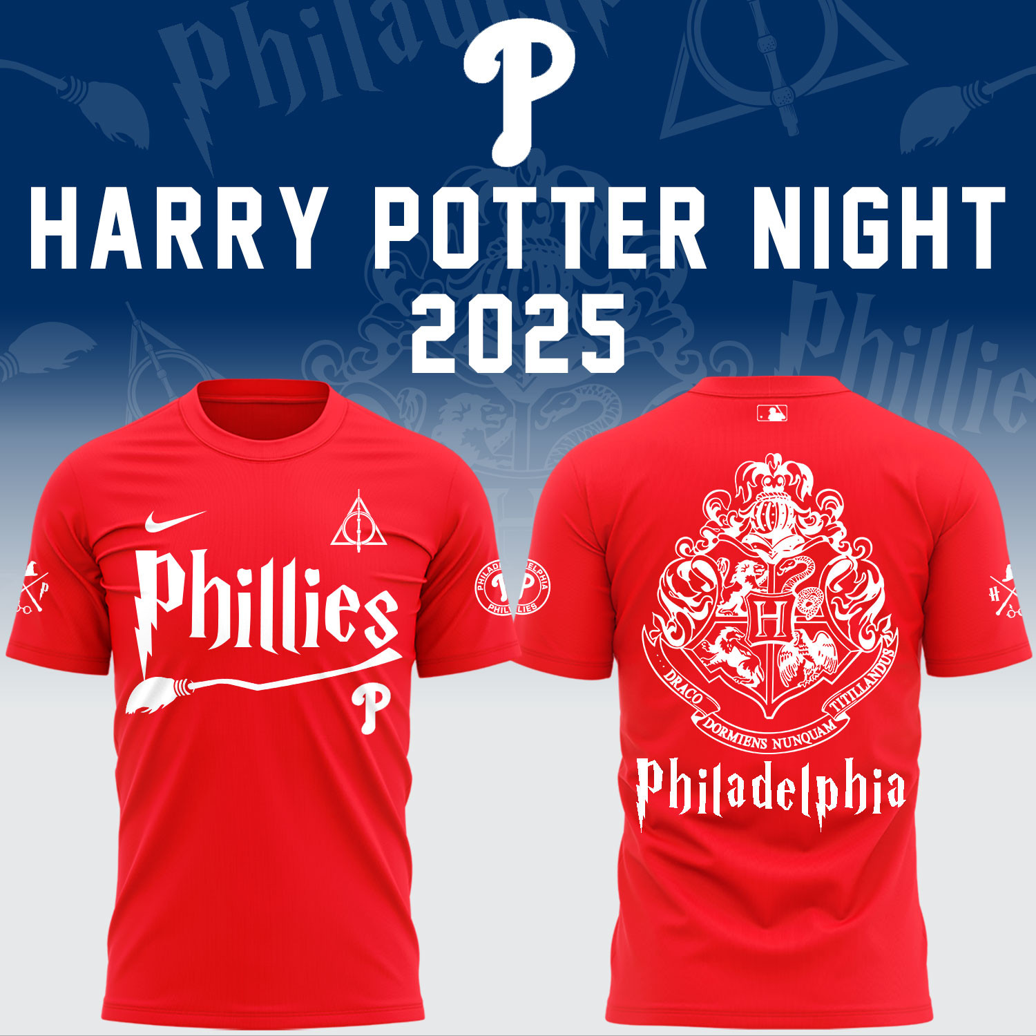 Philadelphia Phillies X Harry Potter Night 2025 Jersey Phillies Philadelphia Merch Fan Gifts-1