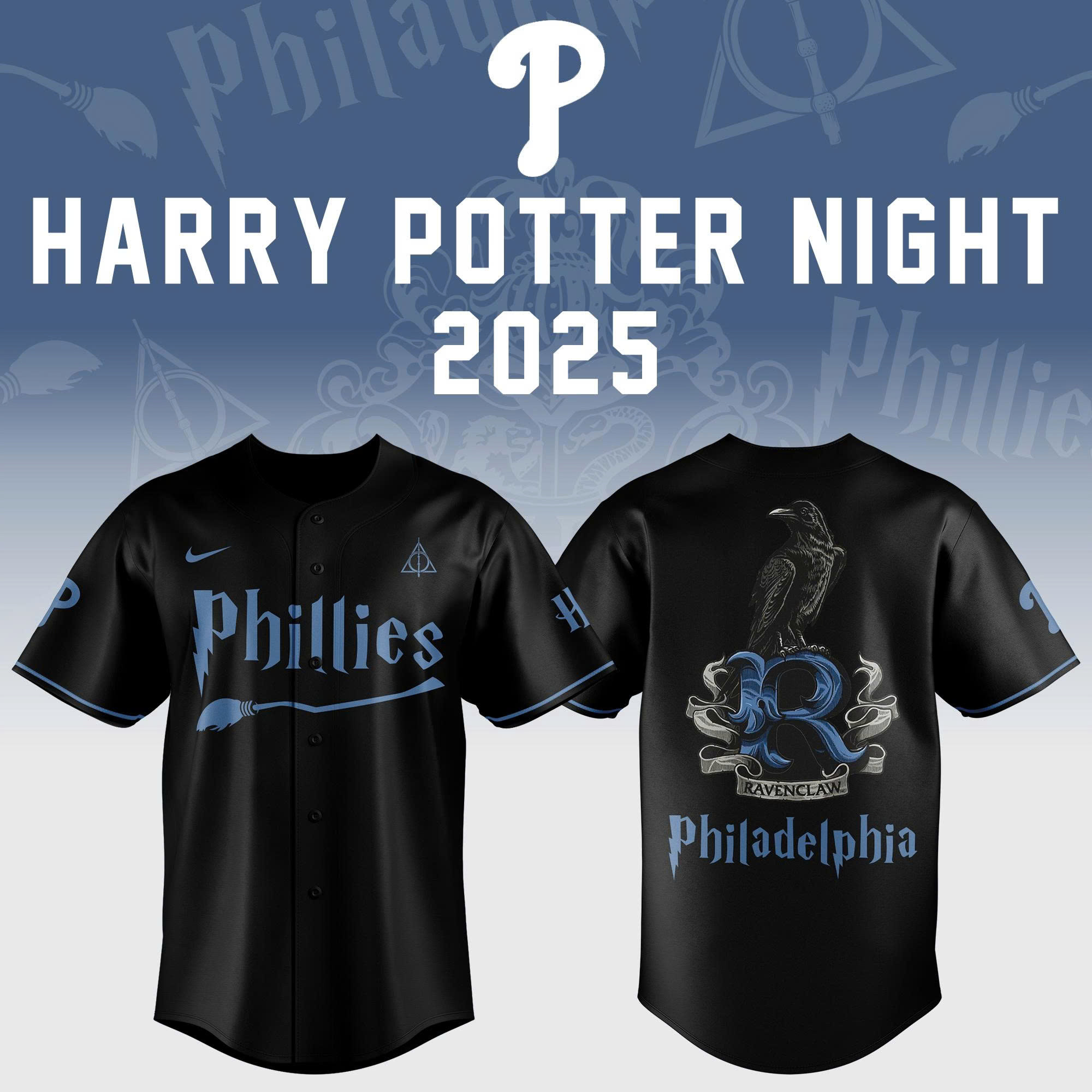 Philadelphia Phillies X Harry Potter Night 2025 Jersey Phillies Ravenclaw Enthusiasts Gifts-1 Philadelphia Phillies X Harry Potter Night 2025 Jersey Phillies Ravenclaw Enthusiasts Gifts-1