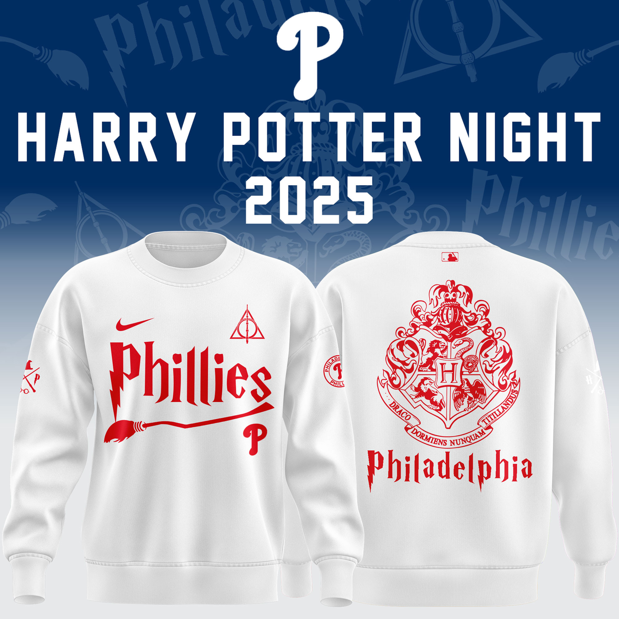 Philadelphia Phillies X Harry Potter Night 2025 Sweatshirt Phillies Baseball Merch Cool Sport Gift-1