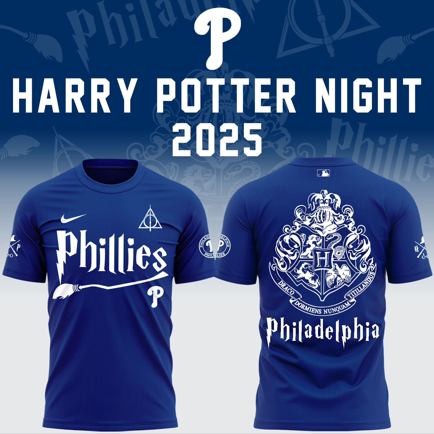 Philadelphia Phillies X Harry Potter Night 2025 T-shirt Best Merch For Harry Potter Lovers-1