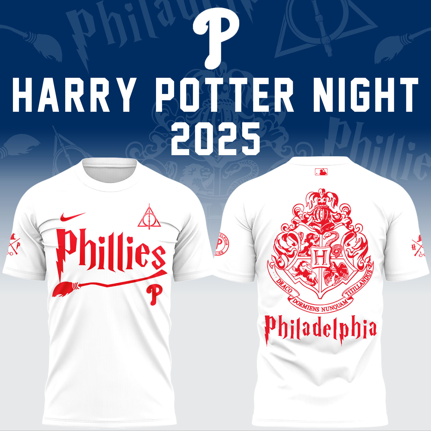 Philadelphia Phillies X Harry Potter Night 2025 T-shirt Phillies Baseball Merch Cool Sport Gift-1 Philadelphia Phillies X Harry Potter Night 2025 T-shirt Phillies Baseball Merch Cool Sport Gift-1