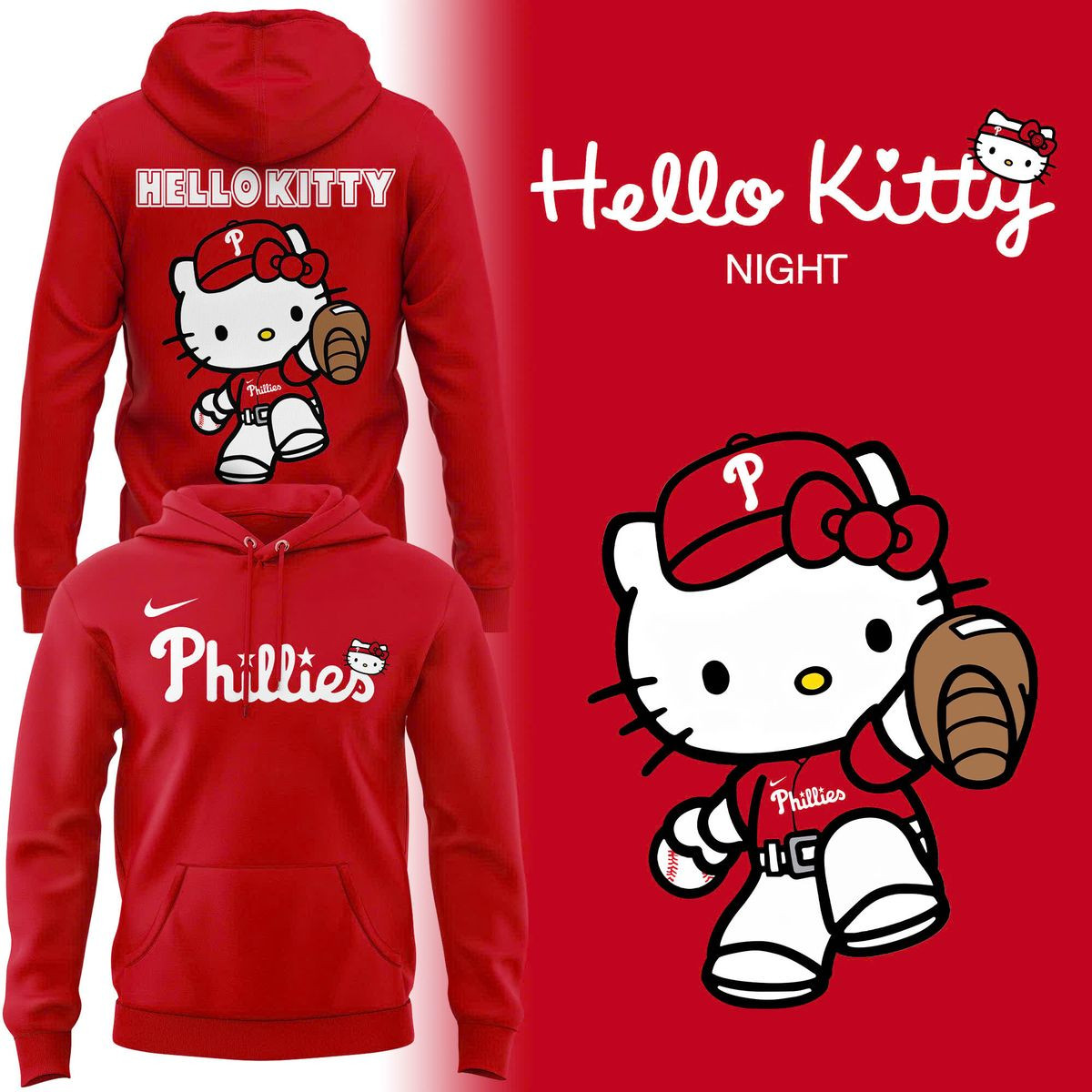 Philadelphia Phillies X Hello Kitty Hoodie Phillies Baseball Merch For Hello Kitty Fans-1 Philadelphia Phillies X Hello Kitty Hoodie Phillies Baseball Merch For Hello Kitty Fans-1