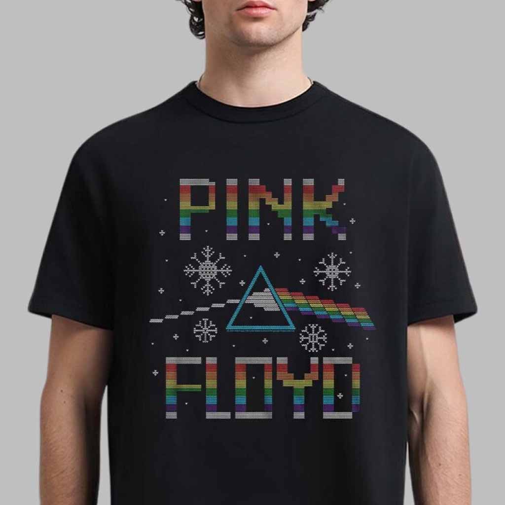 Pink Floyd Christmas T-Shirt Pink Floyd Merch Christmas Gifts For Music Fans-1 Pink Floyd Christmas T-Shirt Pink Floyd Merch Christmas Gifts For Music Fans-1