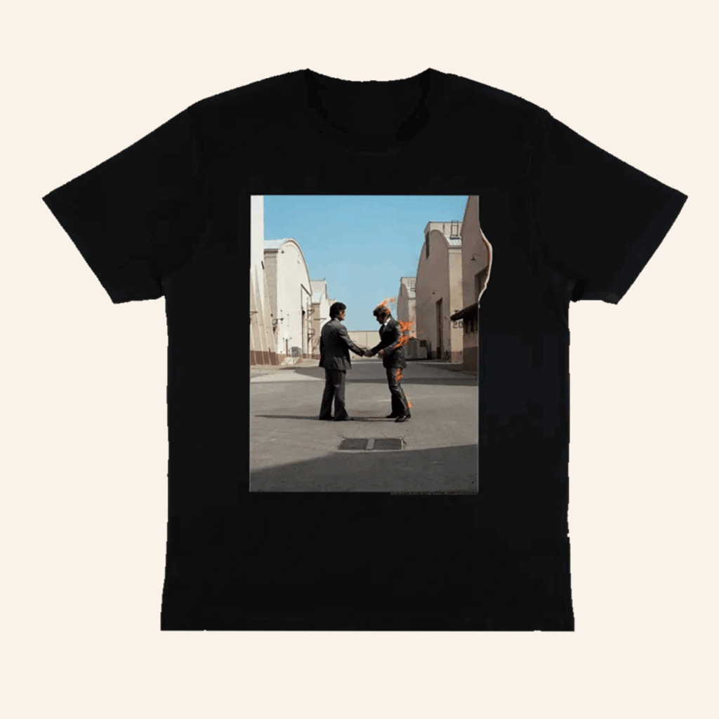 Pink Floyd Merch Wish You Were Here Burning Man T-Shirt Gifts For Rock Music Fans-1 Pink Floyd Merch Wish You Were Here Burning Man T-Shirt Gifts For Rock Music Fans-1