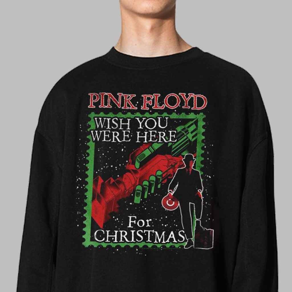 Pink Floyd Wish You Were Here For Christmas Holiday 2024 Sweatshirt Pink Floyd Merch Christmas Gifts For Friends-1 Pink Floyd Wish You Were Here For Christmas Holiday 2024 Sweatshirt Pink Floyd Merch Christmas Gifts For Friends-1