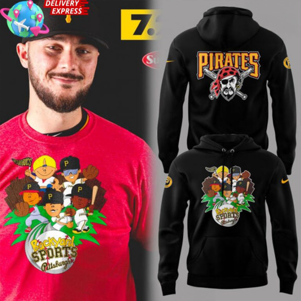 Pittsburgh Pirates Backyard Sports Special Black Hoodie Father's Day Gifts For Son In Law-1 Pittsburgh Pirates Backyard Sports Special Black Hoodie Father's Day Gifts For Son In Law-1