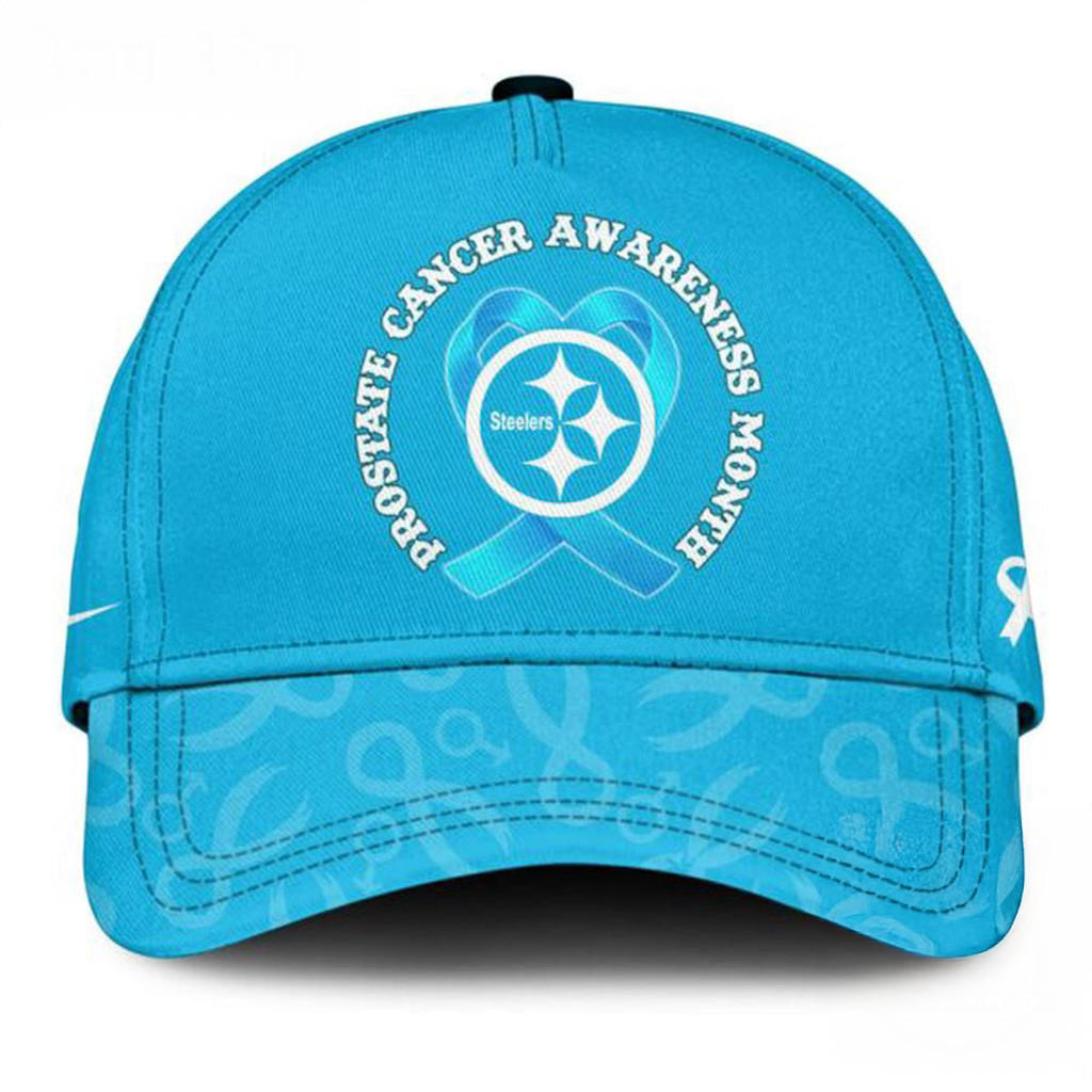 Pittsburgh Steelers 2025 NFL Prostate Cancer Awareness Hat Steelers Merch Fan Gift Ideas-1
