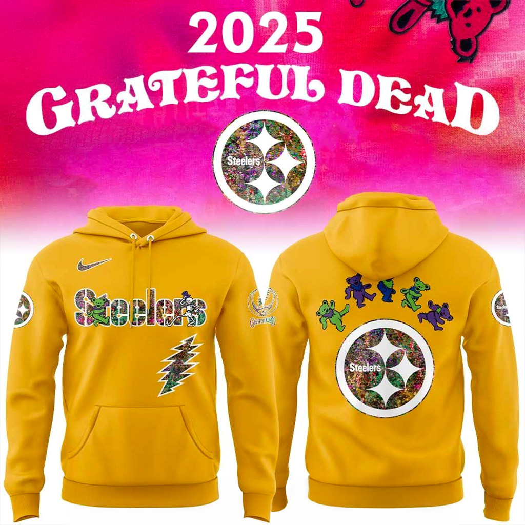 Pittsburgh Steelers Grateful Dead Night 2025 Hoodie Steelers Merch Gifts For Football Fan-1