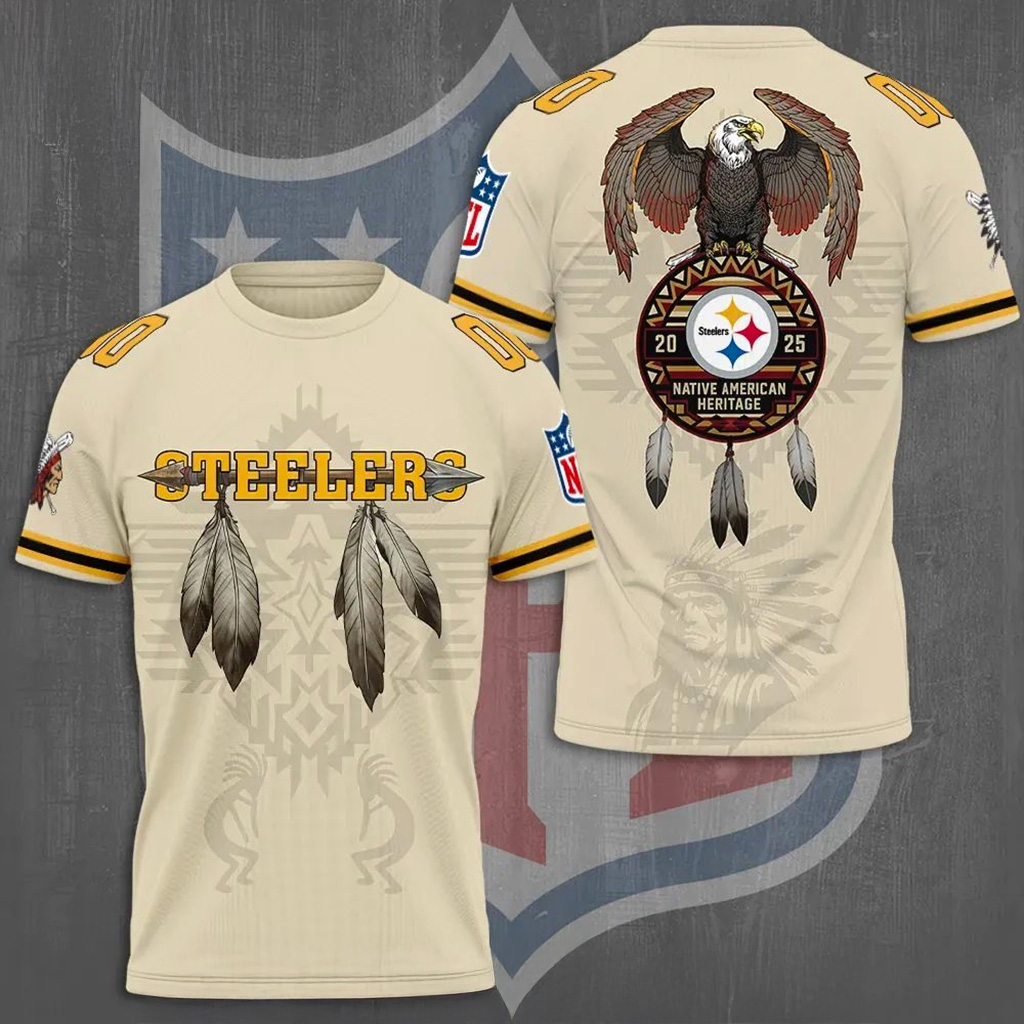 Pittsburgh Steelers X Native American Heritage Shirt Pittsburgh Steelers Merch Gift For Fans-1