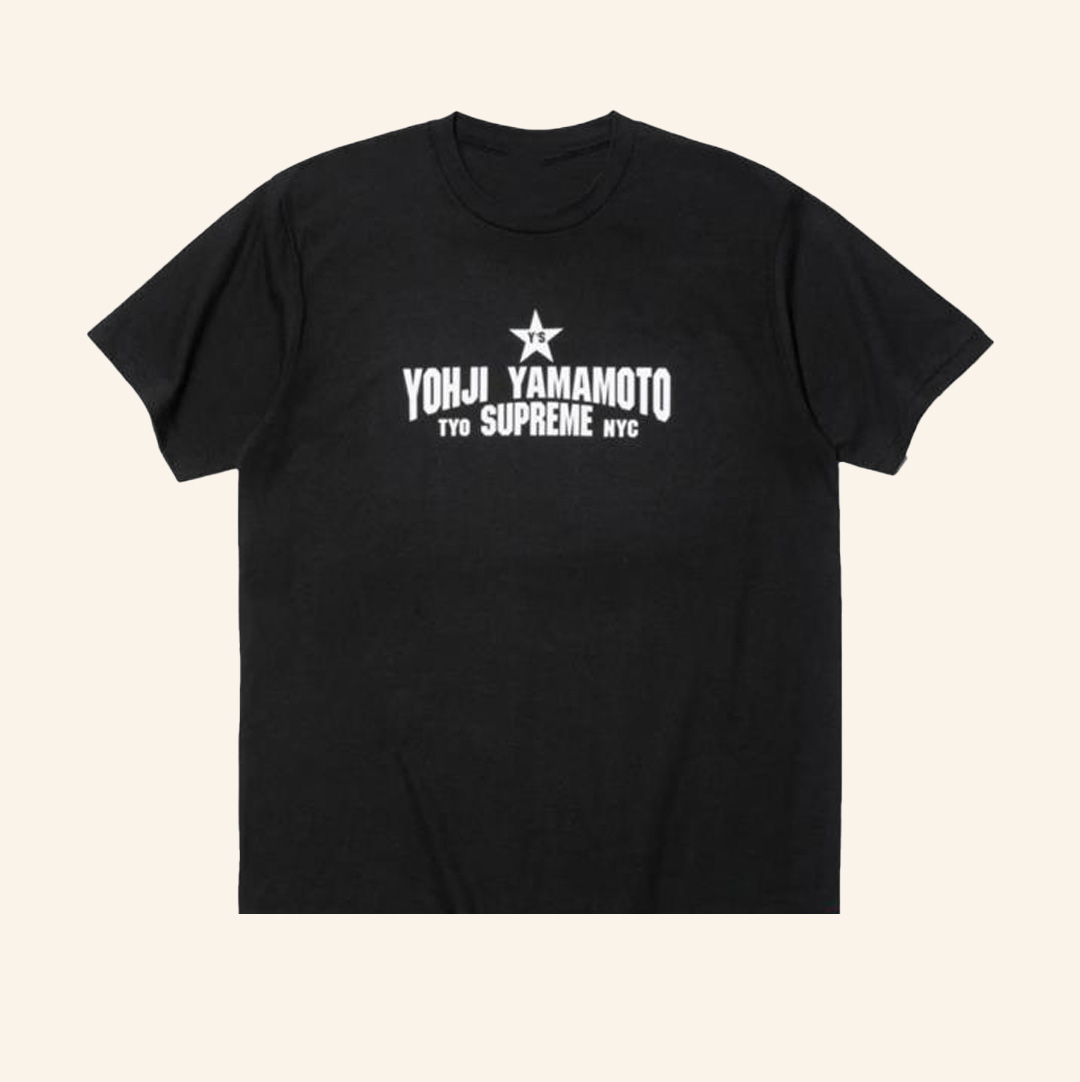 Popcorn Store Merch Supreme Yohji Yamamoto Star Black Tee-1 Popcorn Store Merch Supreme Yohji Yamamoto Star Black Tee-1