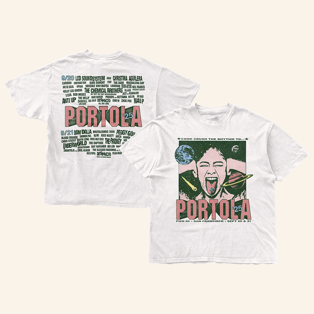 Portola Merch Crush The Rhythm Lineup T-Shirt Sister Christmas Gift Ideas-1 Portola Merch Crush The Rhythm Lineup T-Shirt Sister Christmas Gift Ideas-1